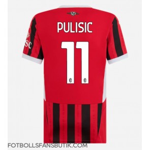 AC Milan Christian Pulisic #11 Replika Hemmatröja Damer 2024-25 Kortärmad